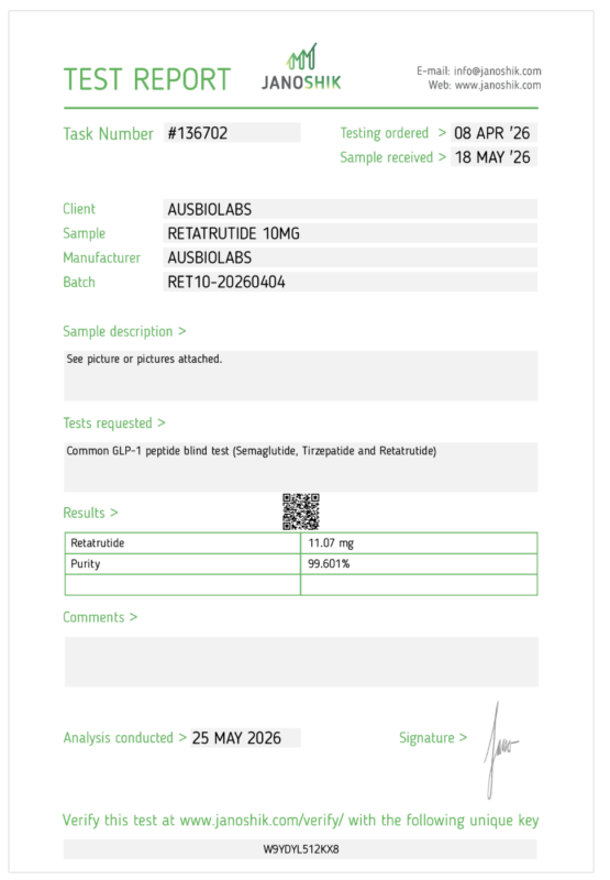 ausbiolabs - retatrutide - glp-1