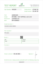 ausbiolabs KPV janoshik australia peptides